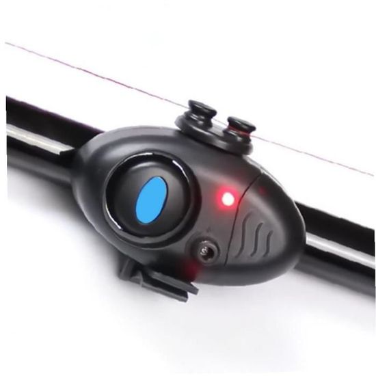 alarmes de pêche Alarme ELECTRONIQUE Alarme INDICATEUR DE LED DE LED pour LA Niveau DE JOURNE PÊCHE PÊCHE Noir Noir Alarme de pêche électronique