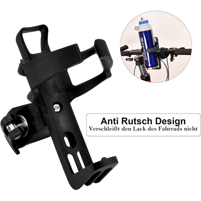CawBing AumoToo Porte-gobelet pour vélo, Rotation à 360 °, pour