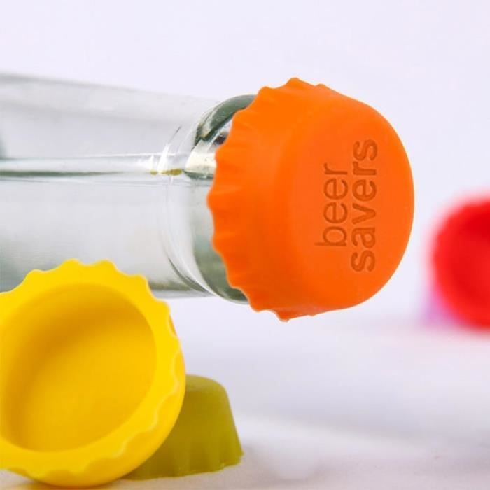 2 Bouchons De Bouteille De Vin En Silicone – Réutilisables Et Universels – Bouchons Hermétiques Pour Vin, Champagne – 6x3,5 Cm