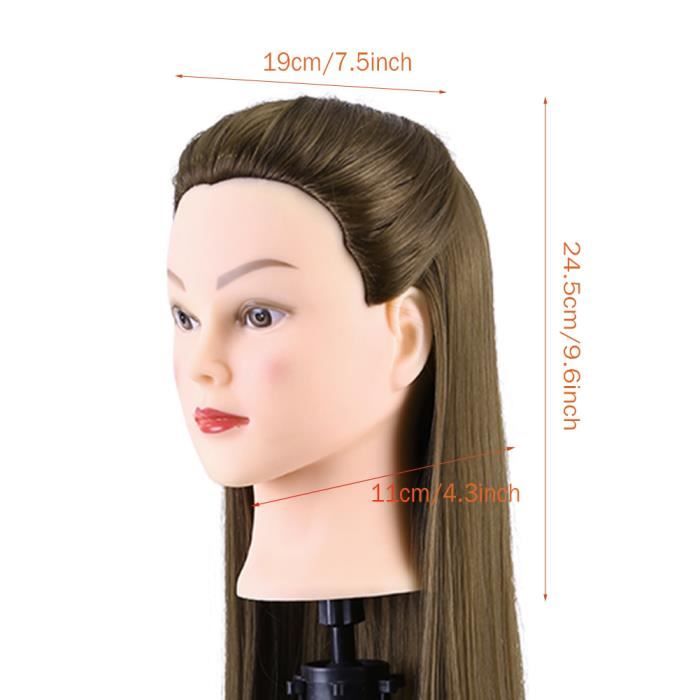 Tête à Coiffer PIMPIMSKY Maquiller Super Model avec Accessoires pour  Cheveux et Maquillage Longs Cheveux blonds 35pcs - Cdiscount Jeux - Jouets