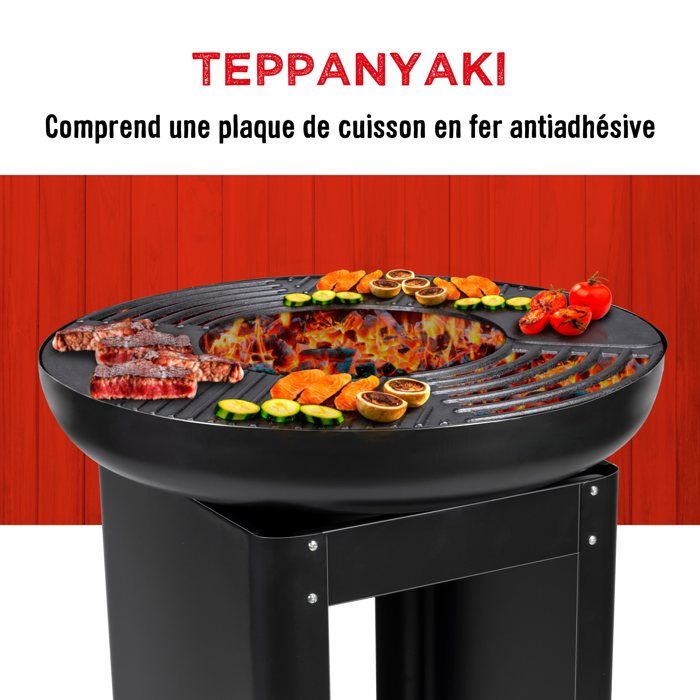 Brasero extérieur barbecue plancha pour le jardin extérieur et sortie en  nature Bordeaux en Gironde - Chaleur Nordique ® - CHALEUR NORDIQUE