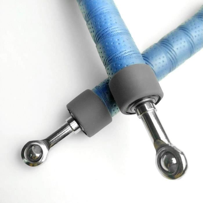 Corde De Traction Pour Luge Spetebo - Poignée Bois Hêtre - 160cm Bleu - Pour Luges Colint, Davos, Bobs