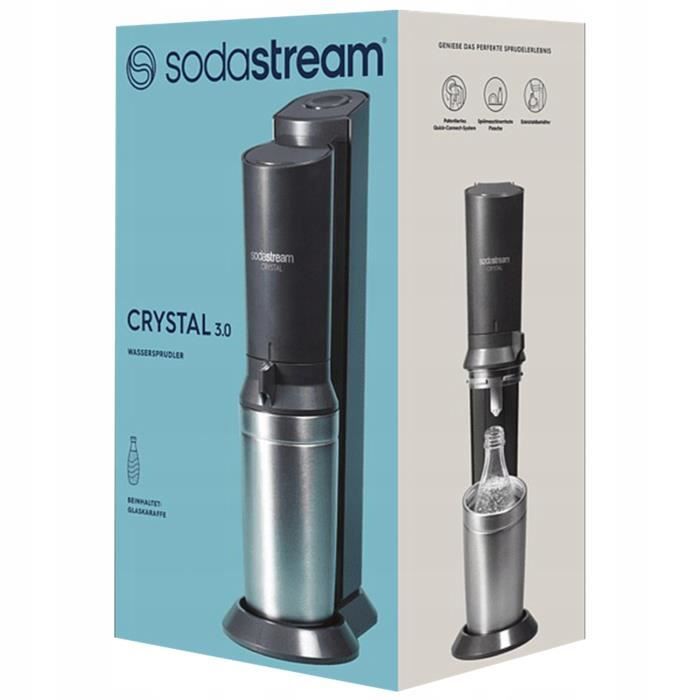 Sodastream Crystal 3.0 Black Appareil de carbonatation de l'eauCarafe en  verre - Cdiscount Electroménager