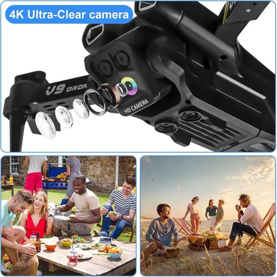 Drone Avec Caméra 1080P Pour Enfants Et Débutants – Pliable, 2 Batteries (20-25 Min), Vol Gestuel Drone Avec Caméra 1080P Pour Enfants Et Débutants – Pliable, 2 Batteries (20-25 Min), Vol Gestuel