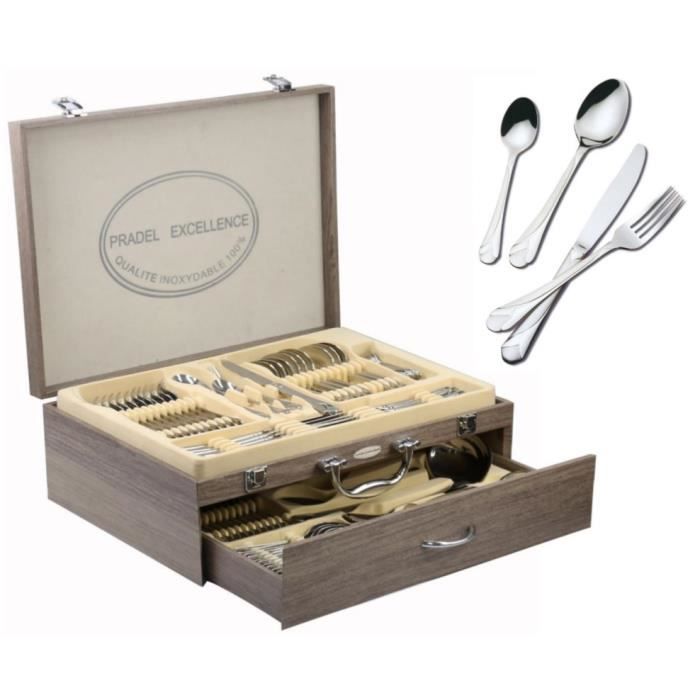 PRADEL EXCELLENCE AMBIANCE Ménagère 84 pièces