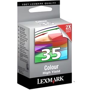 CARTOUCHE IMPRIMANTE Lexmark 35 Cartouche d'encre Couleurs