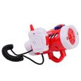 Bike Fun sirène pompier avec microphone junior blanc/rouge/bleu-0