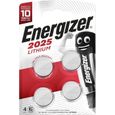 Pile bouton Energizer Lithium 2025, pack de 4-0