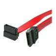 STARTECH Câble SATA vers SATA coudé à angle droit de 60 cm - Cordon Serial ATA III 6 Gb/s-0