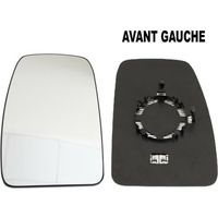 GLACE DE RÉTROVISEUR AVANT GAUCHE (DEGIVRANTE) AVEC SUPPORT POUR RENAULT MASTER 3 - OPEL MOVANO B - NISSAN NV400