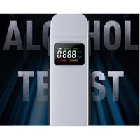 Alcootest Ethylotest Haute Précision Testeur D'alcool Soufflant à Réponse Rapide Intelligente avec écran LCD HD 3 Couleurs