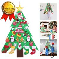 Sapin de Noël en feutre TD® 32 PCS pendentif arbre de noël diy Sapin de Noël en feutre pour enfants