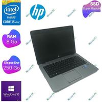HP EliteBook 840 G1 - Intel Core i5 4300U - RAM 8 Go - SSD 250 Go - 14" - Windows 10 professionnel  - ORDINATEUR PORTABLE