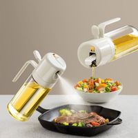 Distributeur huile et vinaigre-Spray huile cuisine 2 en 1 -pour Cuisiner, Griller, Salade -2PCS
