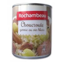Choucroute Garnie au Vin Blanc Rochambeau 800g/Boite 12 boîtes