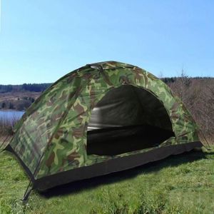 TENTE DE CAMPING Tente de Camping - 1 Personne - Etanche - Sac De T