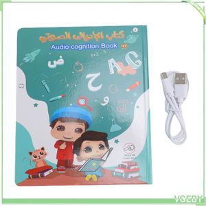 Livre Sonore Bilingue Anglais-arabe – Interactif Avec Retour Audio, Batterie 600 MAh, Pour Enfants Dès 3 Ans
