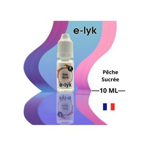 E-liquide pêche 3mg