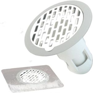 SIPHON DE LAVABO Drain de sol de douche - Déodorant - Couvercle rond - Anti-odeur - Pour baignoire, douche, évier de A310