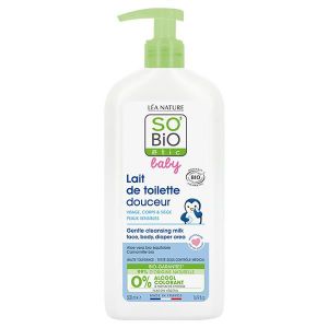 SAVON - SHAMPOING BÉBÉ So'Bio Étic Baby Lait de Toilette Douceur Bio 500m