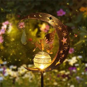 DÉCORATION LUMINEUSE Lampes solaires en métal - Décoration de jardin - 