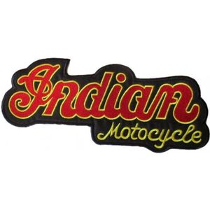 patch thermocollant brodé  indian motorcycle 1901 8 cm 