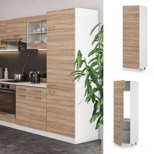 ARMOIRE RÉFRIGÉRÉE Meuble pour réfrigérateur VICCO R-Line Blanc/Sonom