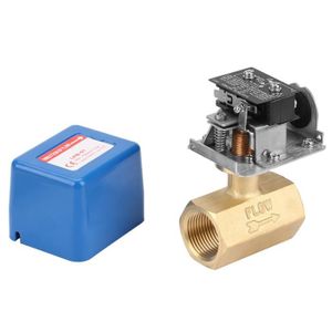 Mootea Electrical Water Valve,250V 15A RC1 Water Flow Switch 1.0MPa SPDT Contacts for Fire Control Air Conditioner