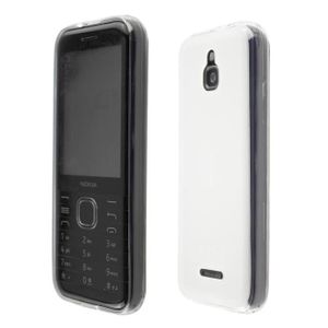 COQUE - BUMPER Nokia 8000 4G, TPU-Housse en blanc-transparent, Ét