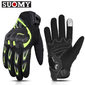 GANTS - SOUS-GANTS gants de Moto pour hommes et femmes,en maille,respirant,pour écran tactile,pour Motocross,cyclisme,pour - Green[E4450]