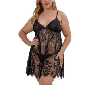 Nuisette - Déshabillé Nuisette de nuit pour femme de grande taille  de n