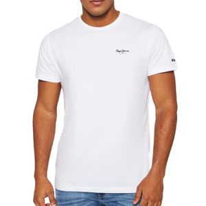 T-SHIRT T-shirt Blanc Homme Pepe Jeans Original Basic