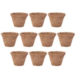 matériau naturel pots à semis pots à cocon paquet de 10 hauteur 10 cm / Ø au dessus de 16 cm Pots à plantes en fibre de coco 1,0 litres EUR 2,19 / pièce pots à semences 
