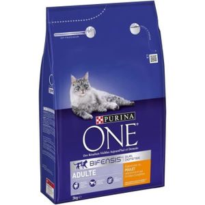 CROQUETTES LOT DE 3 - PURINA ONE - Croquettes pour chat Adult