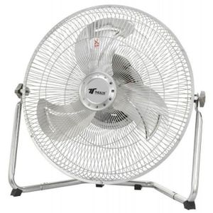 Lot de 2 Ventilateurs De Sol Puissant Et Silencieux I Diam/ètre 53cm I 3 Vitesses I Angle Ajustable 360/° I 90W I Noir