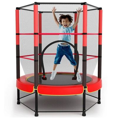 Trampoline Pour Enfants 140 Cm Avec Filet De Sécurité - Pour Intérieur Et Extérieur | Charge Max 204 Kg