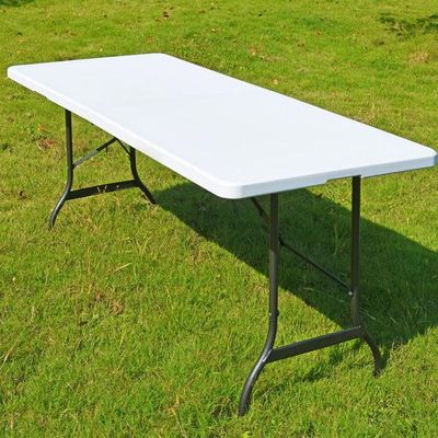 Spetebo - Table pliante Tevere blanc - 72 cm - plastique