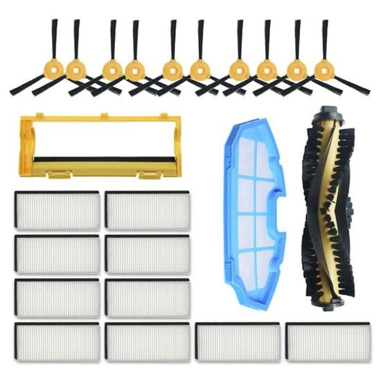 Roboparts Kit D'Accessoires Pour Robot Aspirateur Ecovacs X1 Turbo