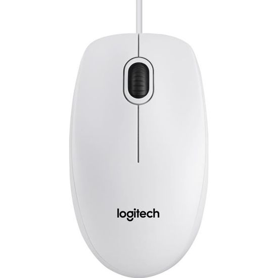 Logitech souris optique business - B100 Blanc