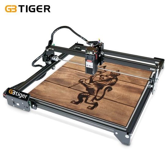 Machine de gravure Laser Gbtiger Laser Master2 32 bits carte mère 400x430mm de gravure Laser haute précision à vitesse rapide-15W
