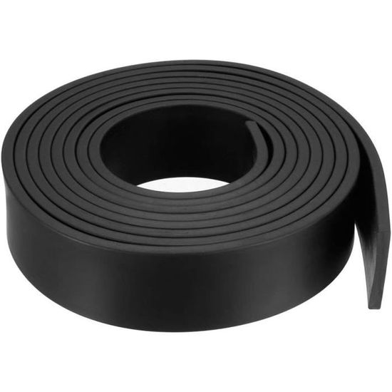 Bande De Sangle En Similicuir - 5 Mètres, Noir, 15 Mm De Large - Pour Customisation, Décoration