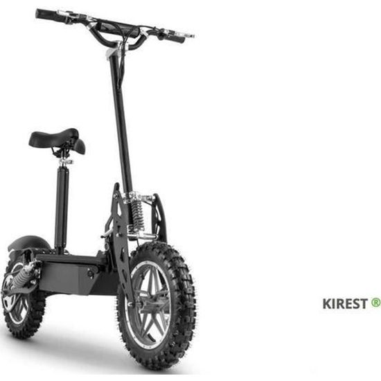 Trottinette électrique homologuée loi oct 2019 pneus cross avec siège tout terrain Kirest