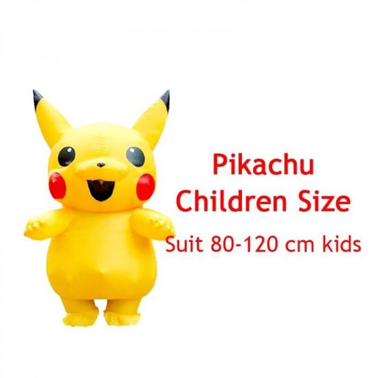 Costume Deluxe Pikachu Pokémon Pour Enfant - Déguisement Complet, Qualité Supérieure, Confortable Pour Jouer
