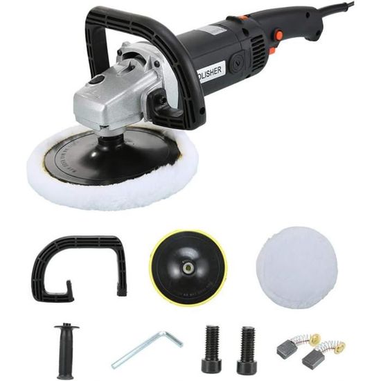 Polisseuse Excentrique 18V Sans Fil | 6 Vitesses 4000-9500 Tr/min | Compatible Makita | Pour Voiture/Meubles