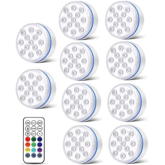 Aramox Lumière LED Marine Bleue 42 LEDs - Lampe Sous-Marine Bateau 10-30V DC Éclairage Yacht