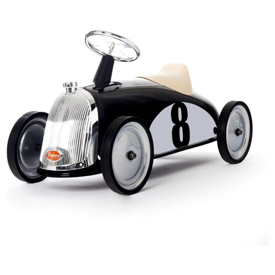 Porteur Rider Noir - BAGHERA - Grand porteur tout en métal pour enfants dès 2 ans