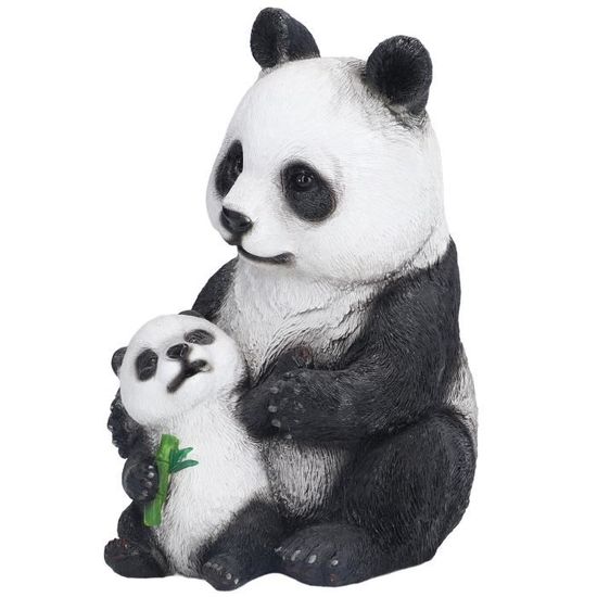 DMJLI-T Statue Panda Géant Jardin,Exterieur Wild Life Figurine Panda Bébé  Ornement,pour Miniature Paysage Décoration Patio Jardin Pelouse,étanche,D :  : Jardin