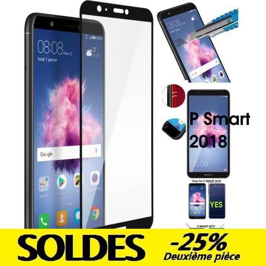 Protection écran Verre Trempé 3 Couches Pour Huawei P Smart 2020 - Anti-choc, Anti-traces - Transparent