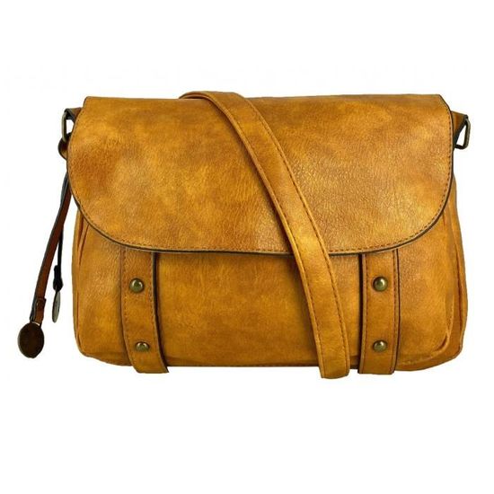 Fwosi Sac à bandoulière hippie en chanvre avec fermeture