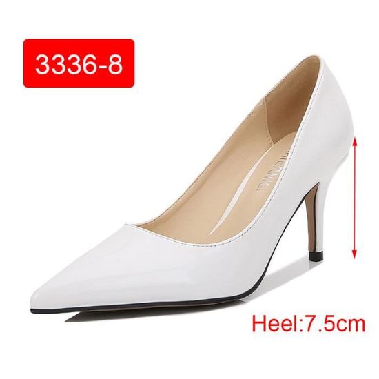 Escarpins Miss Sixty 'Carol' En Cuir Blanc - Talons Hauts, Taille 40 - Neuf Avec Emballage
